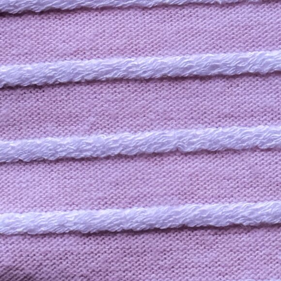 Neiman Marcus Women's Sz XS Knit Top 3/4 Bell Sleeve Light Pink/White Striped - Picture 11 of 11